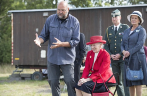 Finn Ole Nielsen and the Queen of Denmark